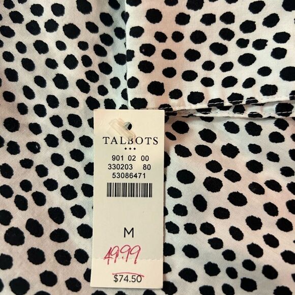 Talbots blouse, NWT - Picture 4 of 5